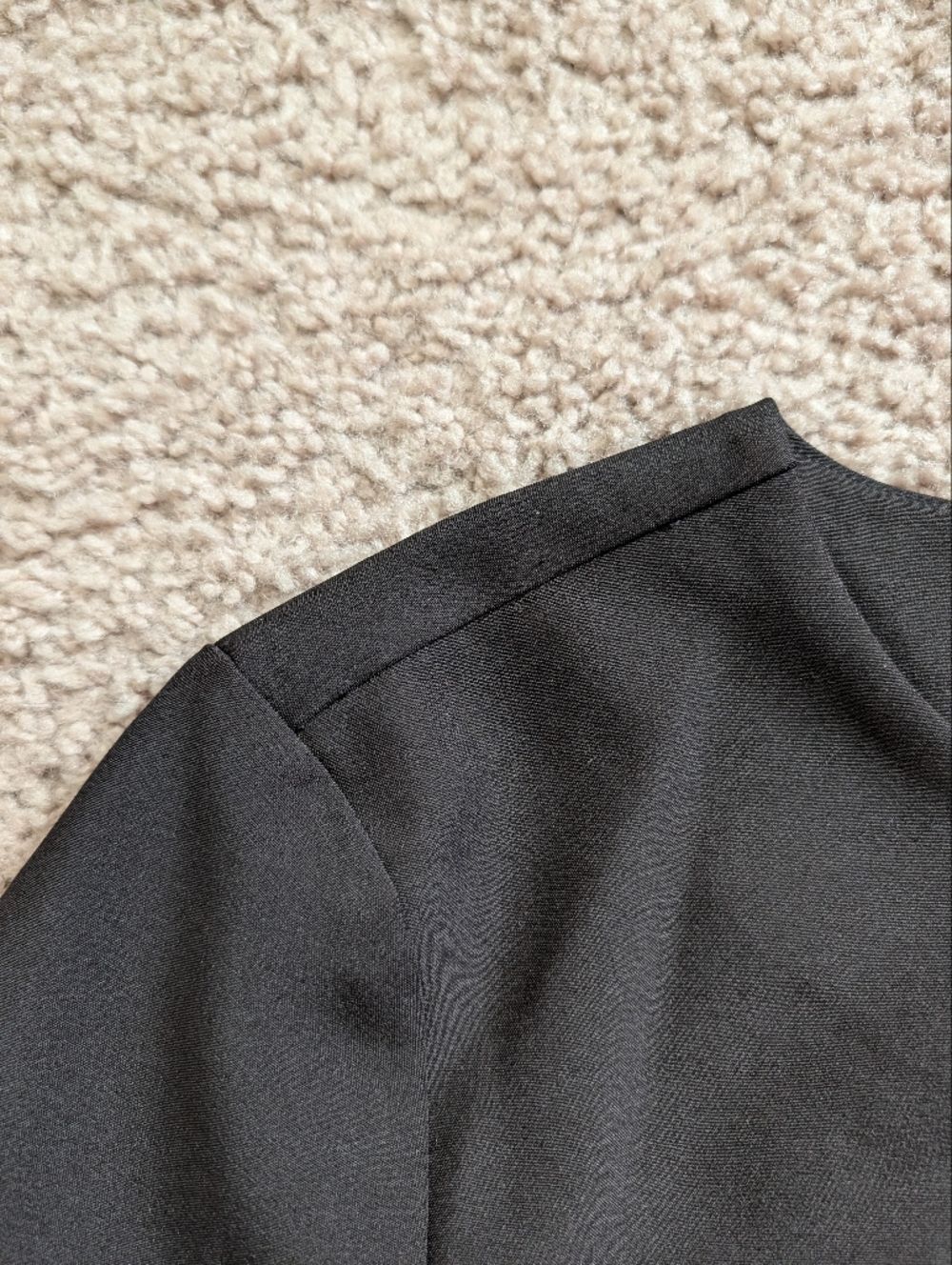 Wren & Willa Womens Black Amberlyn Ruffle Sleeve Sheath Mini Dress NWT Medium - Picture 11 of 13